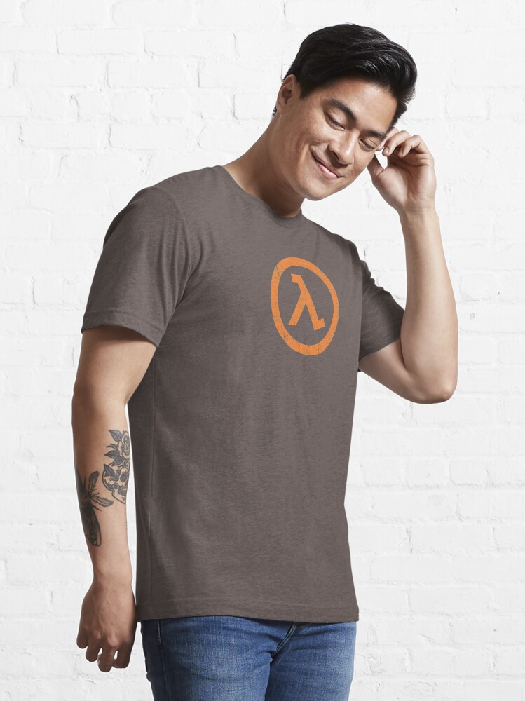 Alternate view of Half Life Lambda Symbol Essential T-Shirt