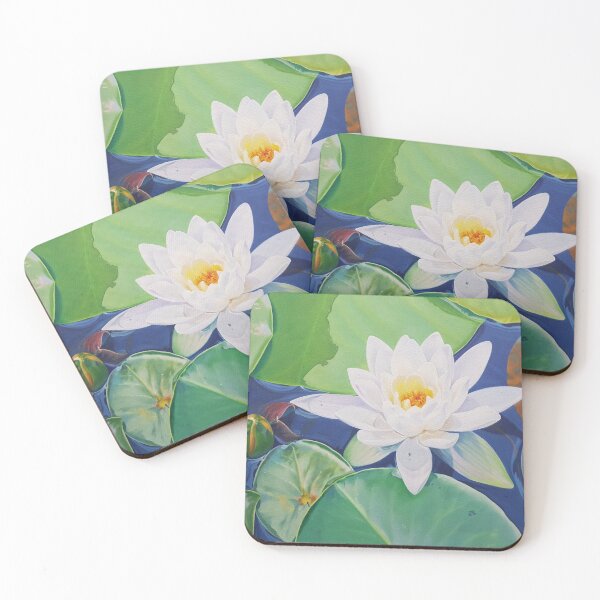Item preview, Awaken - water lily painting designed and sold by Emily Bickell.