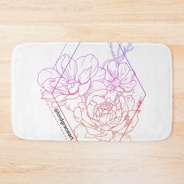 Item preview, Sunset Geometric Florals 3  designed and sold by LordGraceArt.