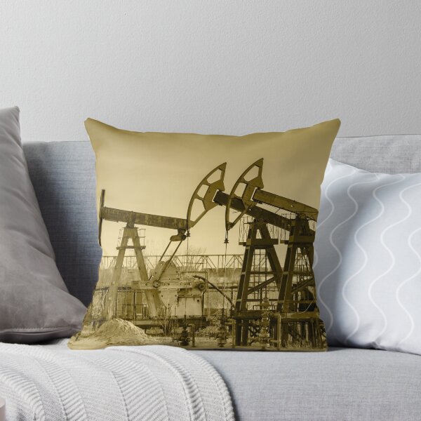 Item preview, Oil pumps on a oil field. designed and sold by bashta.