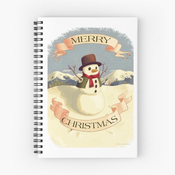 Item preview, Snowman Christmas Card designed and sold by ChimaeraKitten.