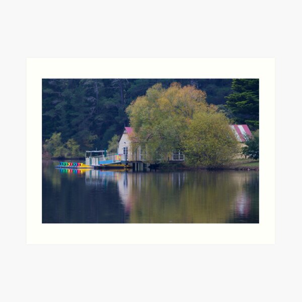 Lake Daylesford Hideaway Art Print