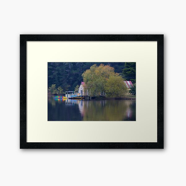 Lake Daylesford Hideaway Framed Art Print