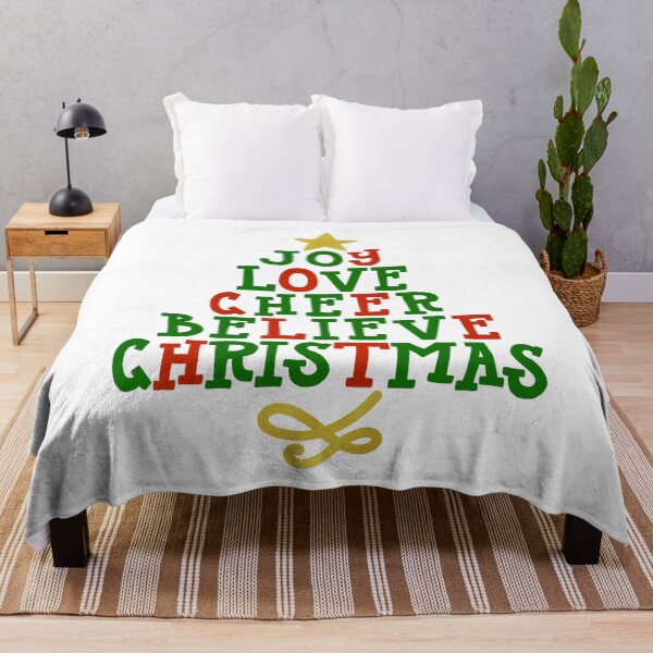 Item preview, Joy Love Cheer Believe Christmas Holiday Season Gift designed and sold by findgreatshirts.