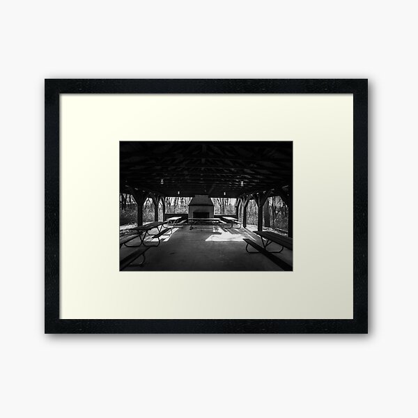 Item preview, Picnic Area In Black And White designed and sold by gibsonjason01.
