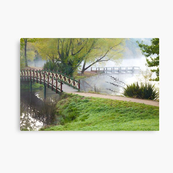 Bridge over Lake Daylesford Canvas Print