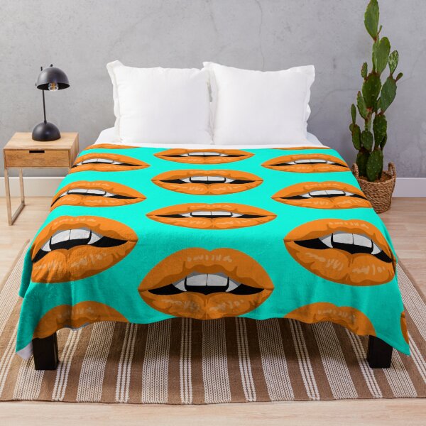 Item preview, Orange Vampire Lips designed and sold by Brenna Cox.