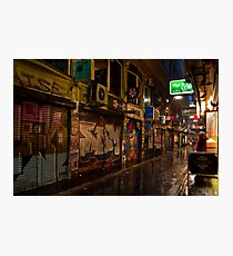 Center Place The Peoples Laneway Melbourne Photographic Print