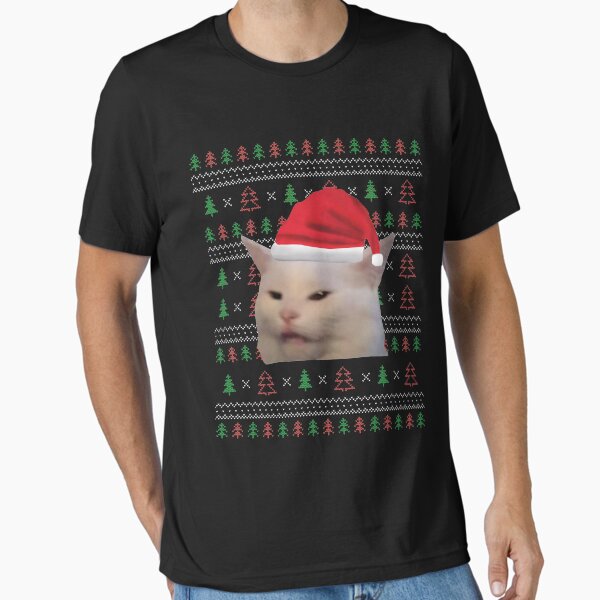 Item preview, Woman Yelling At Cat Ugly Christmas Sweater Funny Memes designed and sold by cudx.