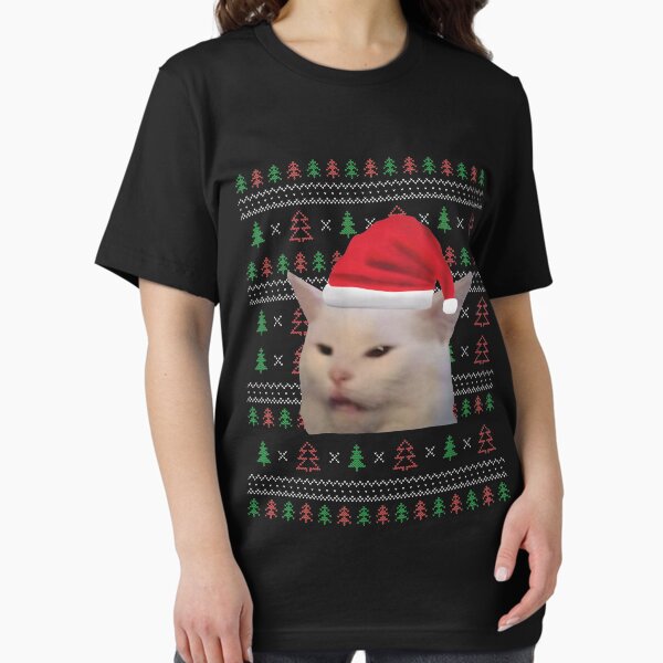 Item preview, Woman Yelling At Cat Ugly Christmas Sweater Funny Memes designed and sold by cudx.