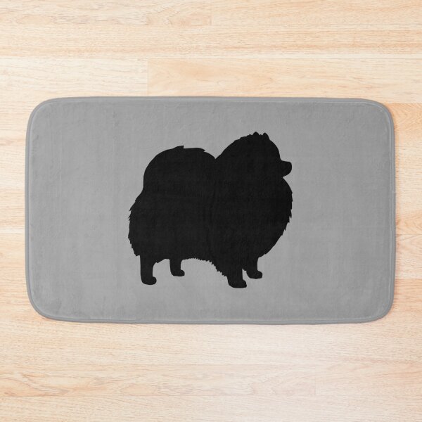 Item preview, Black Pomeranian Dog Silhouette(s) designed and sold by Jenn Inashvili.