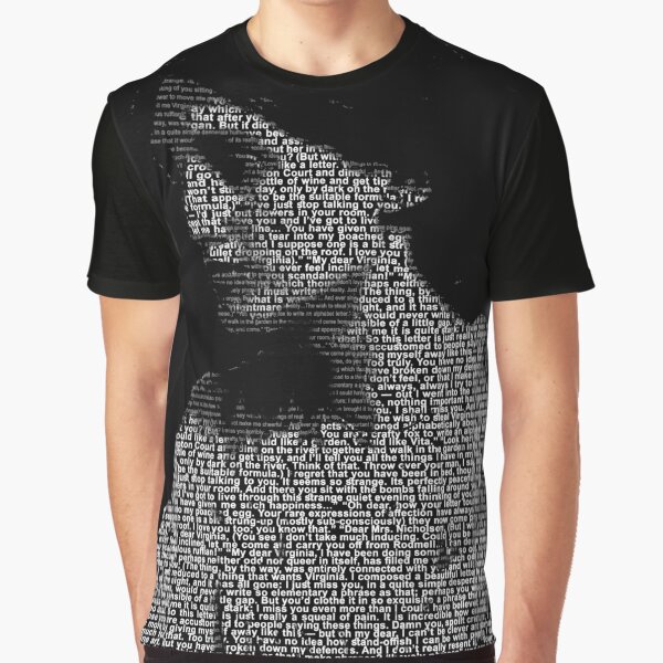 Item preview, Virginia Woolf Word portrait using the love letters between her and Vita designed and sold by goldenanchor.