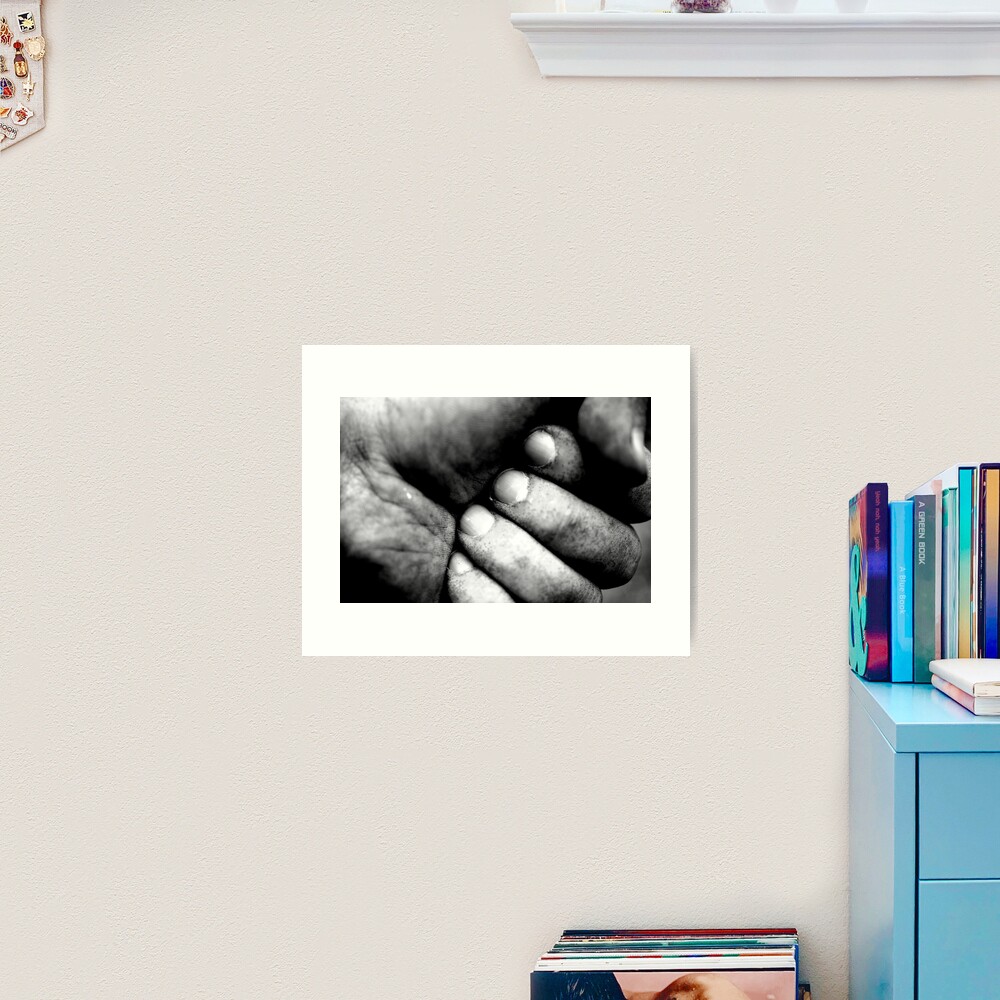 In the palm of your hand Art Print