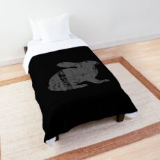 Rabbit Vintage Design for Rabbit Lover Comforter
