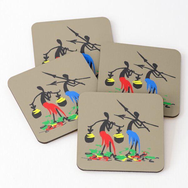 Item preview, Two colorful successful African hunters. designed and sold by Squirrox.
