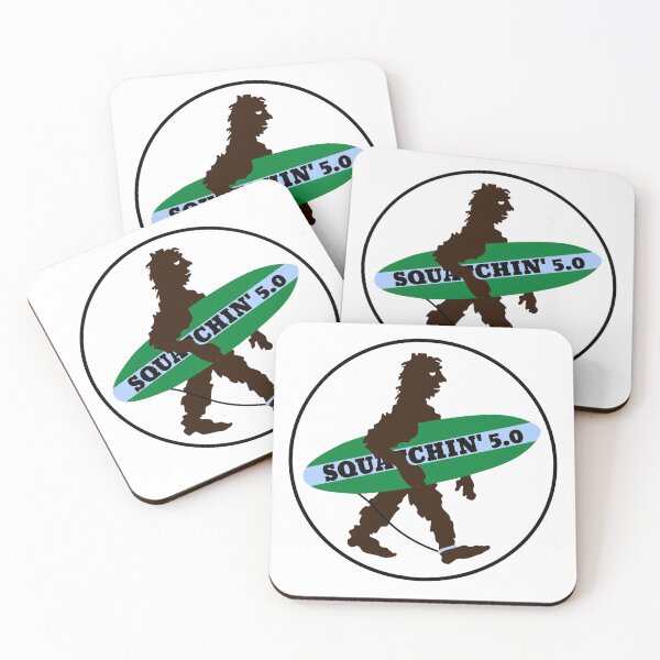 Item preview, Squatchin Surfboard Bigfoot designed and sold by piedaydesigns.