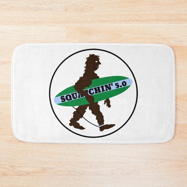 Item preview, Squatchin Surfboard Bigfoot designed and sold by piedaydesigns.