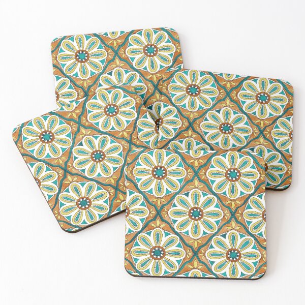 Item preview, Moroccan Tile - emerald designed and sold by jenuinedesigns.