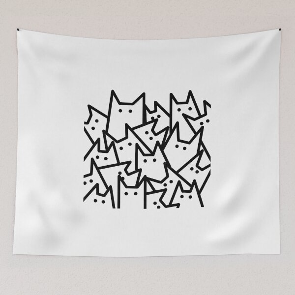 Item preview, Lots Of Simple Line Cats  designed and sold by Ella's  Doodles And Designs.