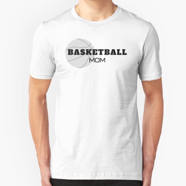 Basketball Mom, basketball, moms Slim Fit T-Shirt