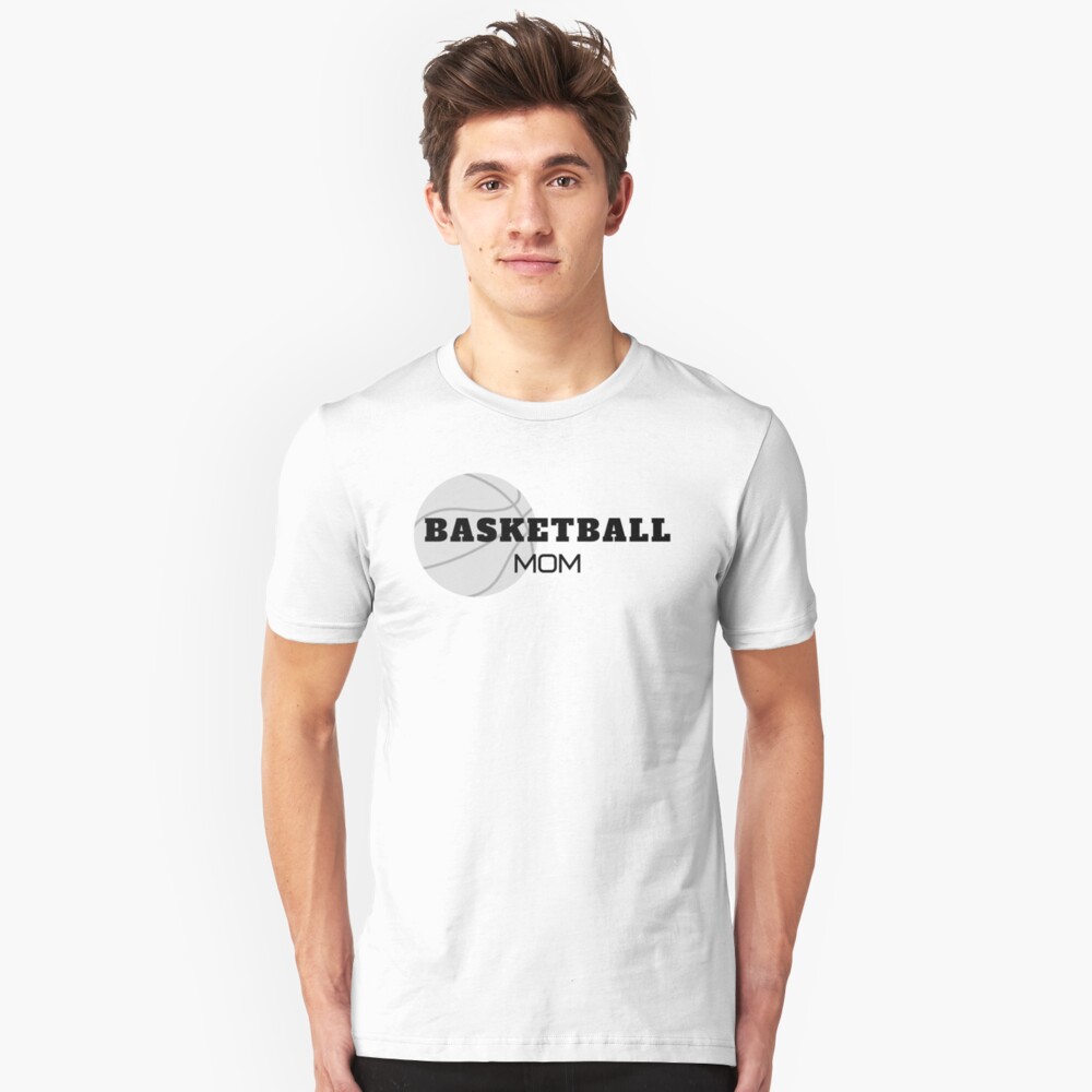 Basketball Mom, basketball, moms Slim Fit T-Shirt