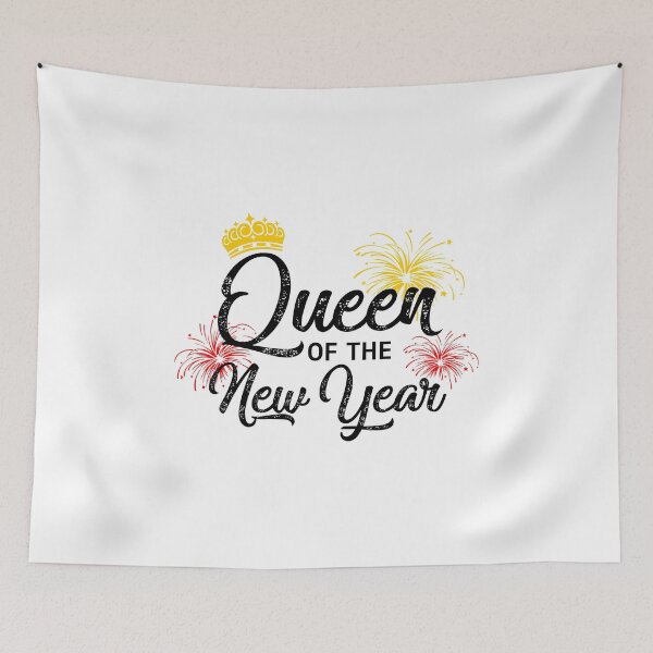 Item preview, Queen of the New Year crown fireworks Happy New Year gift designed and sold by hadleydesigns.