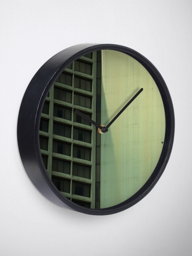 Alternate view of Grungy Hotel Exterior Clock