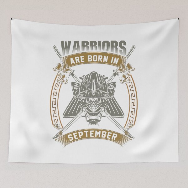 Item preview, Warriors Are Born In September designed and sold by Bambobox.
