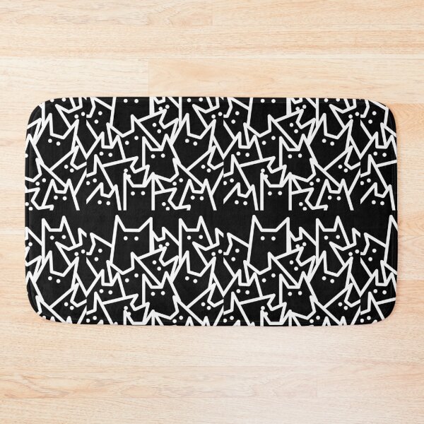 Item preview, Lots Of Simple White Line Cats  designed and sold by Ella's  Doodles And Designs.