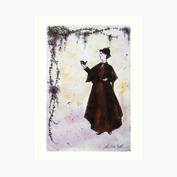 LADY SHERLOCK Project Rendering Art Print