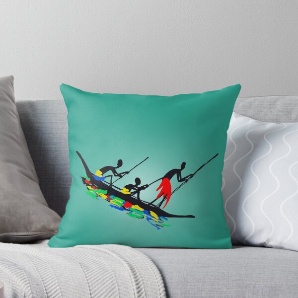 Item preview, Three colorful African hunters on a fishing trip. designed and sold by Squirrox.
