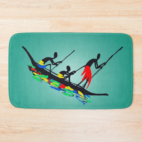 Item preview, Three colorful African hunters on a fishing trip. designed and sold by Squirrox.