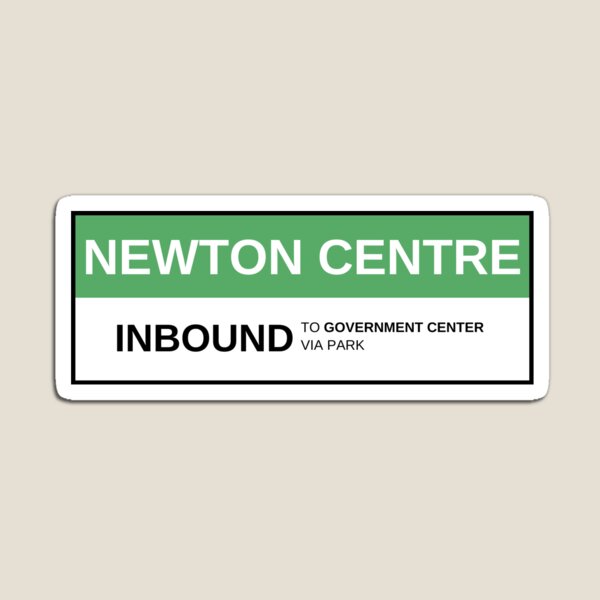Item preview, MBTA Boston Newton Centre designed and sold by ekriley.