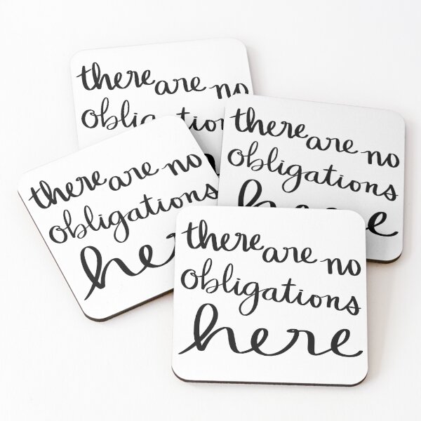 Item preview, There are no obligations here designed and sold by strongpurpose.