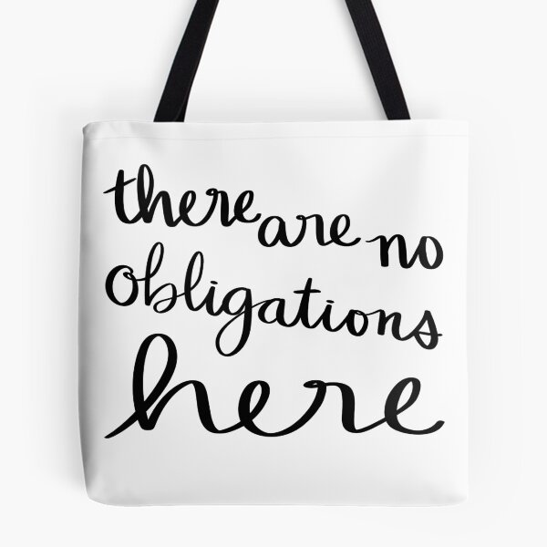 Item preview, There are no obligations here designed and sold by strongpurpose.