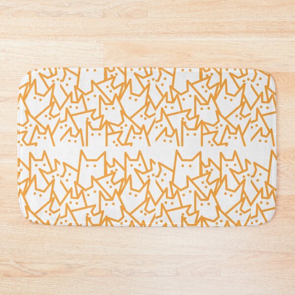 Item preview, Lots Of Simple Orange Line Cats  designed and sold by Ella's  Doodles And Designs.