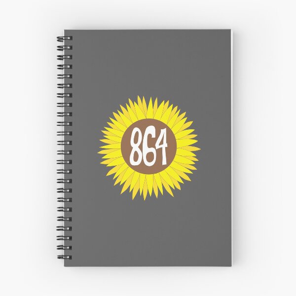 Item preview, Hand Drawn South Carolina Sunflower 864 Area Code designed and sold by itsrturn.