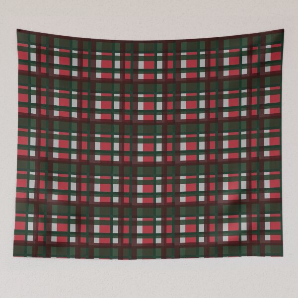 Item preview, Green Red Christmas Plaid Pattern designed and sold by 4Craig.