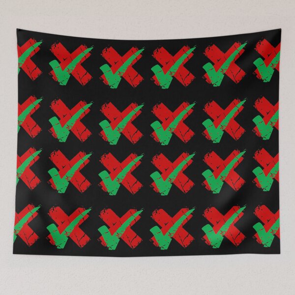 Item preview, Maybe Tick and Cross designed and sold by piedaydesigns.