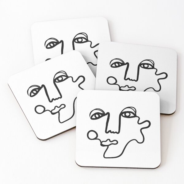 Item preview, LINE ART FACE designed and sold by Emily Zigo.