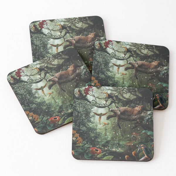 Item preview, LEOPARD IN THE RAIN FOREST designed and sold by Paper Bee Gift Shop.