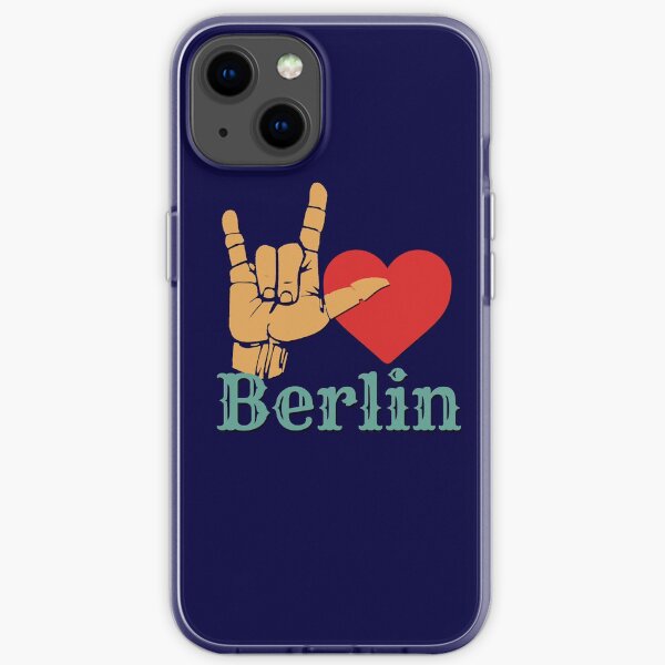 Ich liebe Berlin, Liebeszeichen-Geschenk iPhone Flexible Hülle