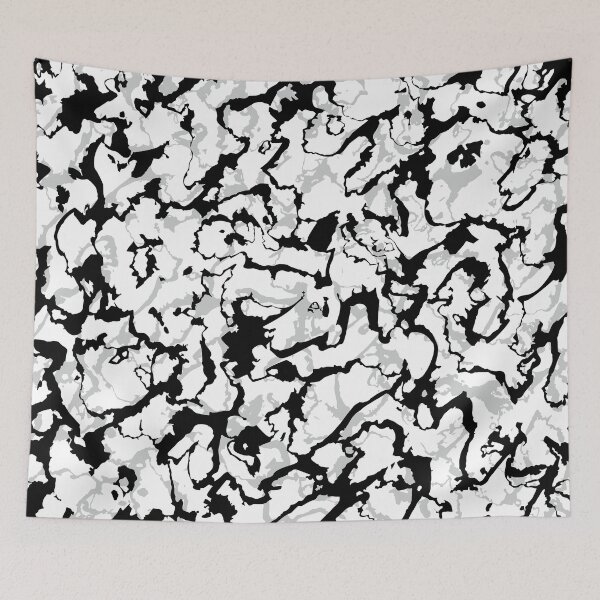 Item preview, Wild Marble 7 - White and Black,Grey designed and sold by lematworks.