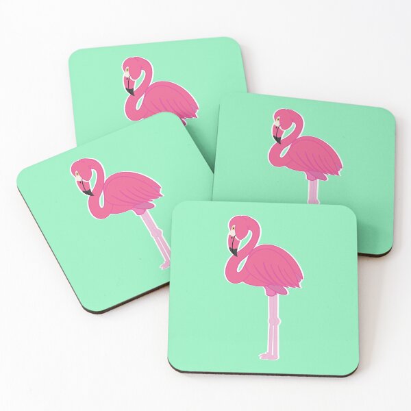 Item preview, Caribbean Flamingo - Cartoon designed and sold by bellamousse design co.