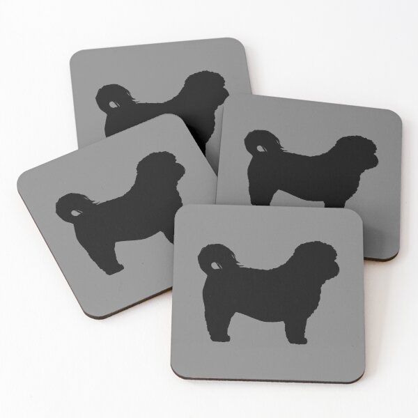 Item preview, Black Shih Tzu Dog Silhouette(s) designed and sold by Jenn Inashvili.