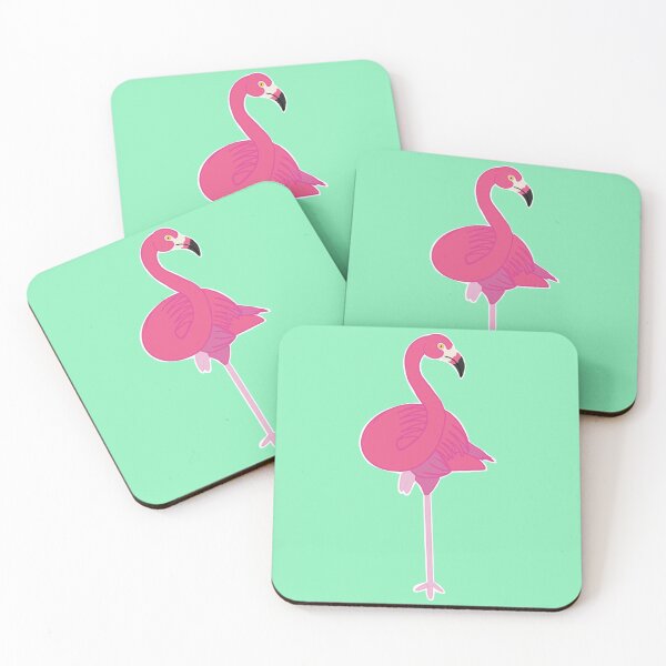 Item preview, Carribean Flamingo 2 - Cartoon designed and sold by bellamousse design co.