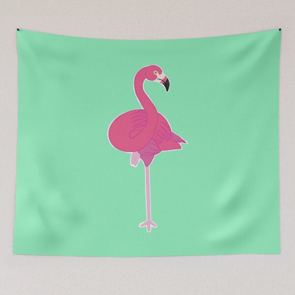 Item preview, Carribean Flamingo 2 - Cartoon designed and sold by bellamousse design co.