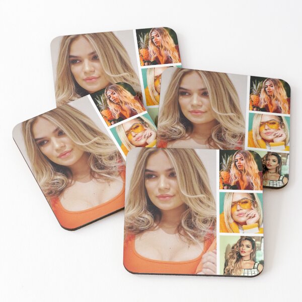 Item preview, Karol G Tropical Orange Photo Collage designed and sold by backresource.