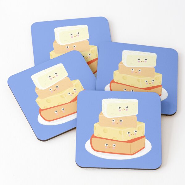 Item preview, Cheesy Cheese Plate - Cute and cheesy designed and sold by abamber.