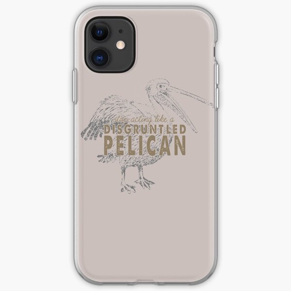 Disgruntled Pelican iPhone Soft Case